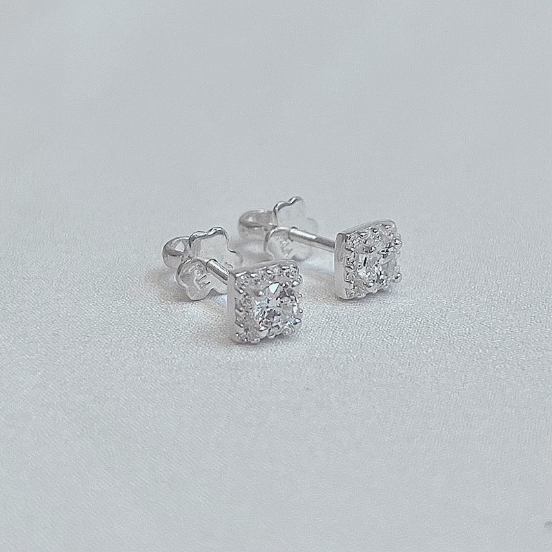 KHUYÊN TAI VUÔNG CHUẨN BẠC S950 6Li