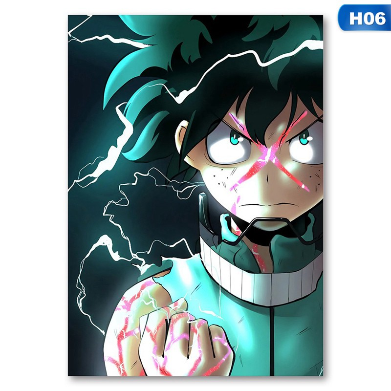Tranh treo poster hoạt hình anime Nhật Bản My Hero Academia