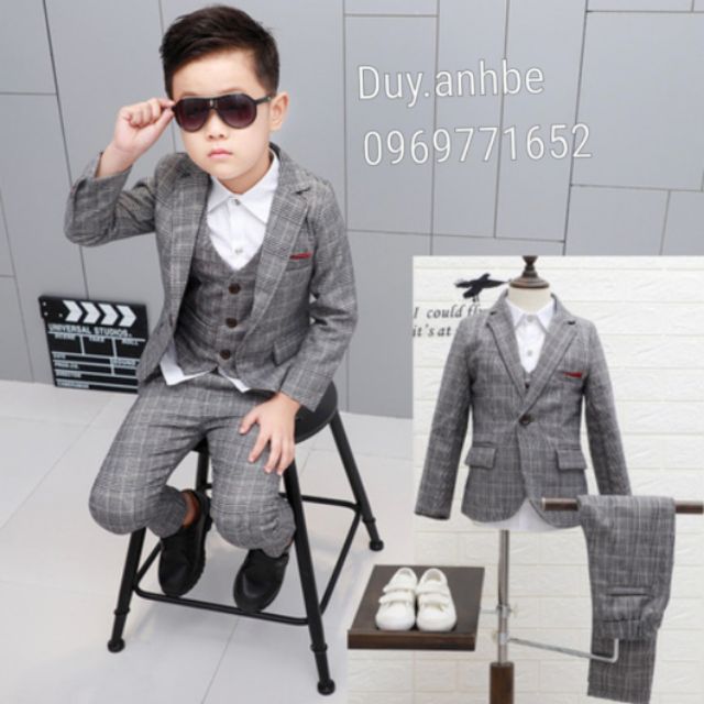 Bộ vest bé trai