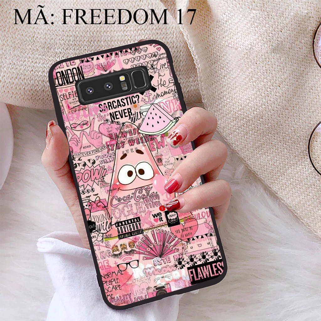 Ốp lưng Samsung Note 8 viền dẻo TPU BST Phong Cách Tự Do