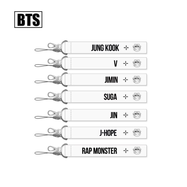 Trap nametag các thành viên BTS