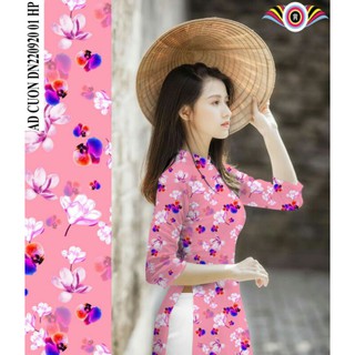 Siêu phẩm lua tơ nhật hồng hoa co giãn chỉ từ 139k.1 áo may sẵn.