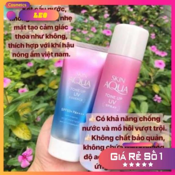 Xịt Chống Nắng SKIN AQUA Tone Up U ,nâng tông da - che phủ tự nhiên - chống nắng  SPF50+ PA++++ ( chính hãng )