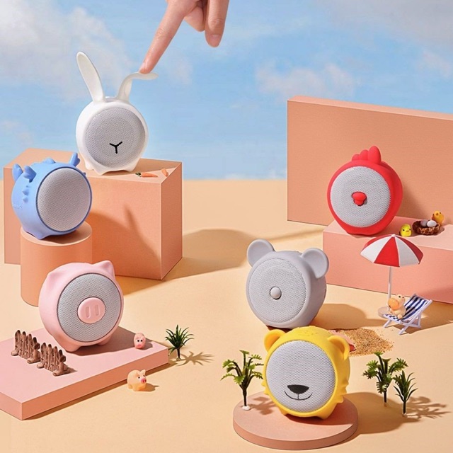 Loa Bluetooth Mini hình 12 Con Giáp siêu dễ thương Baseus Q Zodiac Wireless Mini Speaker