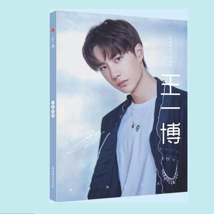 Album ảnh Vương Nhất Bác A4 tặng kèm poster in hình idol