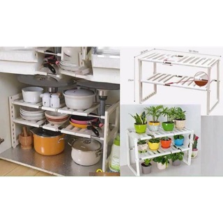 Kệ để đồ gầm bếp kệ xoong nồi