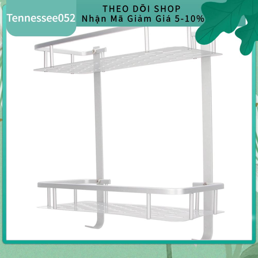Tennessee052 Kệ treo tường Hợp kim nhôm mờ hai lớp lưu trữ nổi cho phòng tắm nhà bếp Phòng khách