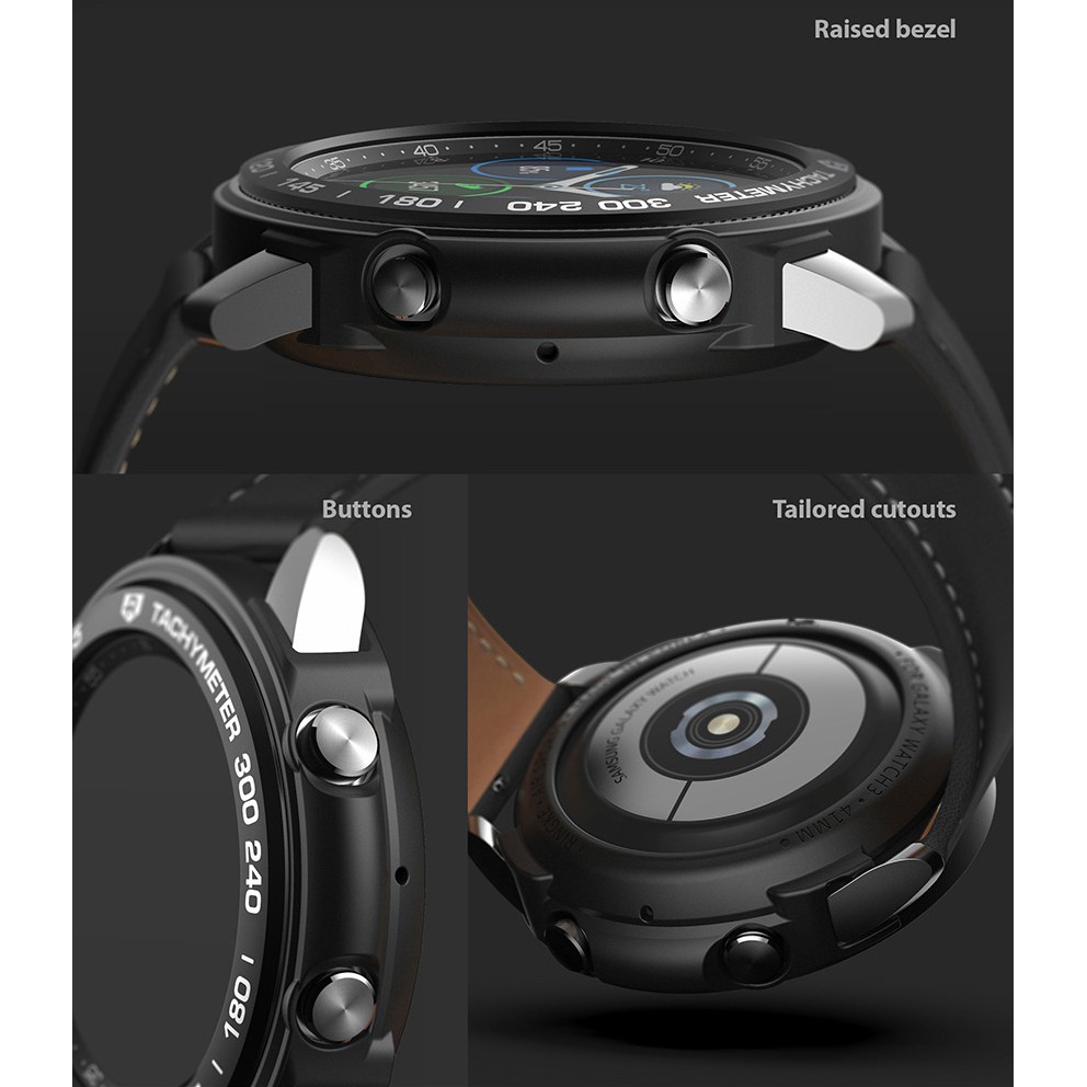 Combo ốp AirSports + viền Bezel cho Galaxy Watch 3 ( 41mm / 45mm ) - Hãng Ringke