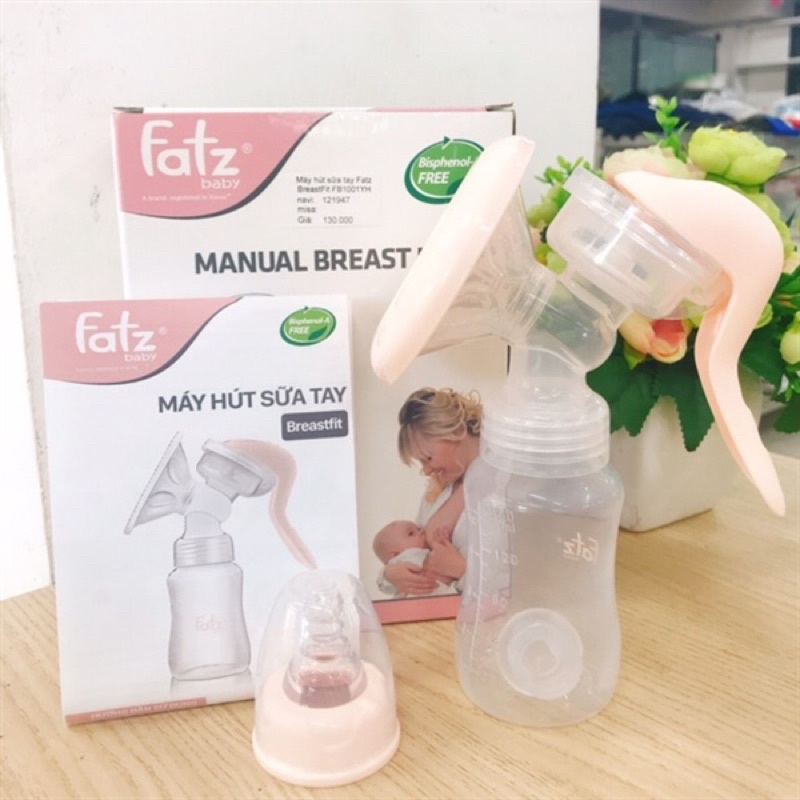 Máy hút sữa bằng tay Breastfit FatzBaby FB1001YH