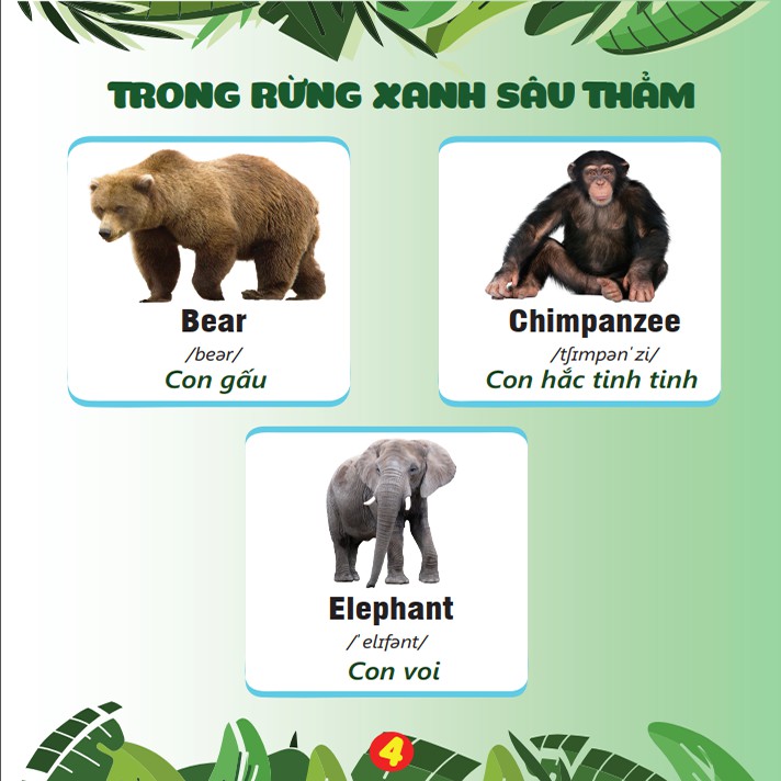 Sách - My First Book Of Animals - Cuốn Sách Đầu Tiên Cho Bé Chủ Đề Động Vật