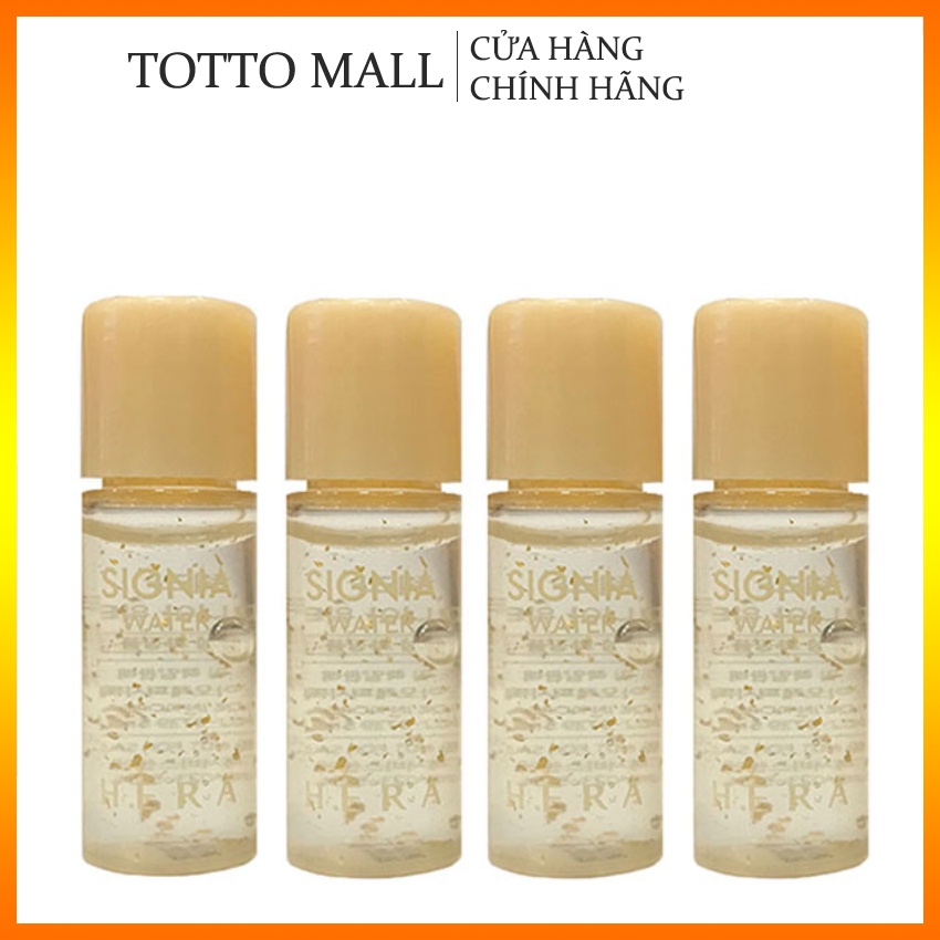 Cặp nước hoa hồng và Sữa dưỡng tái sinh da Hera chiết xuất vàng 24k HERA Signia 5ml