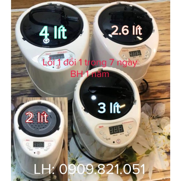 Nồi Xông Hơi Dùng Cho Gia Đình+Spa HERO Chính Hãng