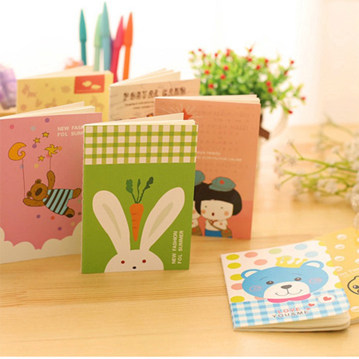 Sổ tay mini cute hoạt hình dễ thương