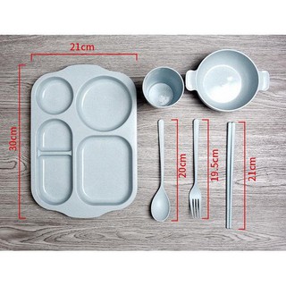 Khay ăn dặm lúa mạch cho bé