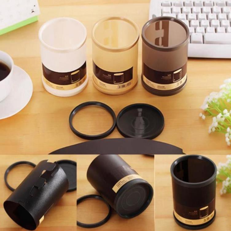 Lọ Cắm Bút Nhựa Trong Suốt Chắc Chắn- EMA gối nệm cho người việt