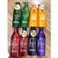 Cặp dầu gội xả Missen Hàn Quốc 680ml Vàng Đỏ Xanh Lá Tím