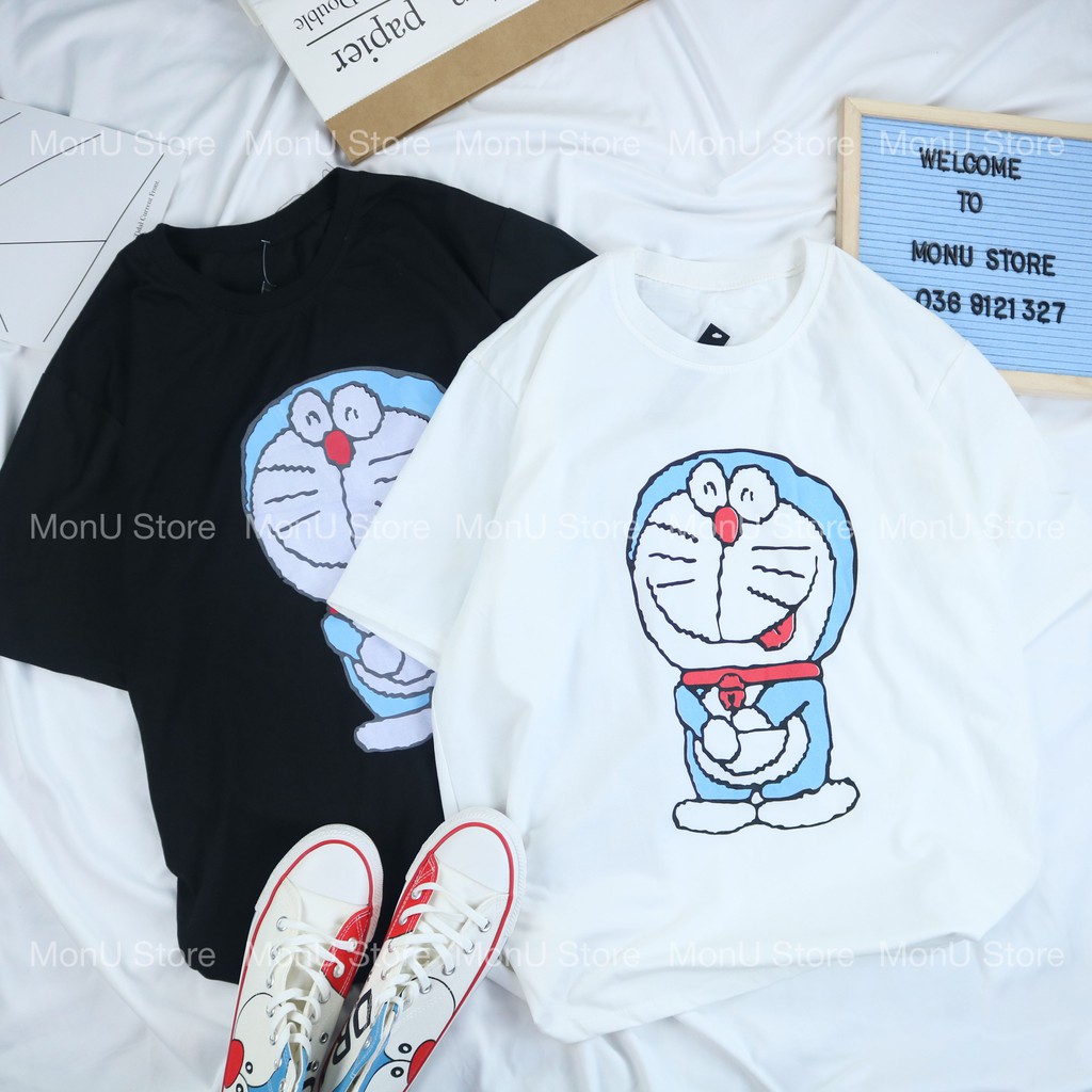 Áo thun free size tay lỡ DORAEMON DOREMON dễ thương cute (10 mẫu xinh xắn độc quyền)