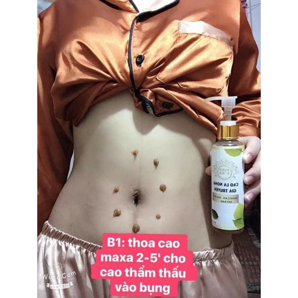 COMBO CAO LÁ NÓNG GIA TRUYỀN - GIẢM CÂN - TAN MỠ - RẠN 200ml