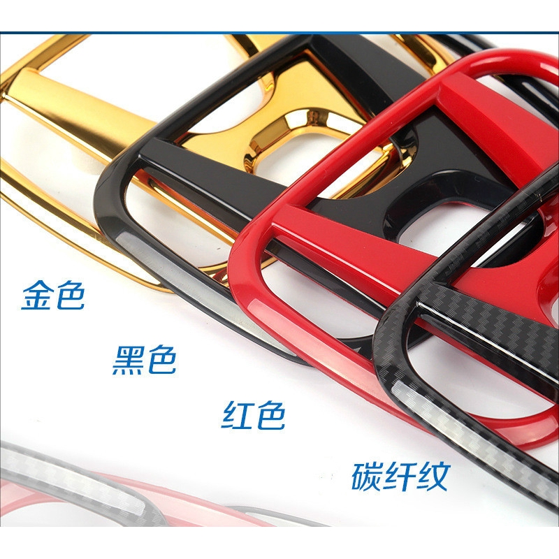 Miếng Dán Logo Màu Đỏ Trang Trí Xe Hơi HONDA K12 K14 CIVIC FIT HRV CRV CITY