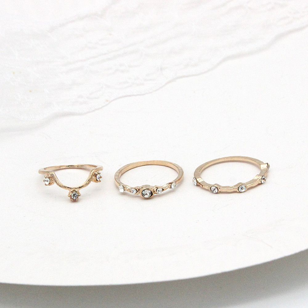 Bộ 17 Nhẫn Đeo Đốt Ngón Tay Đính Ngọc Trai Phong Cách Bohemian Dành Cho Nữ