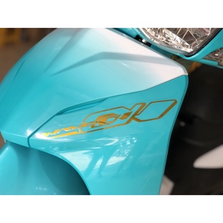 TEM WAVE Alpha cắt CROM VÀNG dán rời cho 50cc - 110cc ( CHỐNG NƯỚC CHỐNG BAI MÀU )
