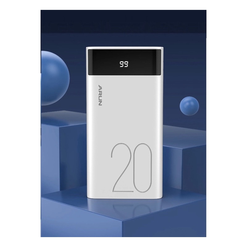 Pin dự phòng Arun 20000mAh có led E20