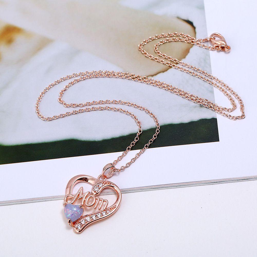 Vòng cổ Mặt Đá Opal Làm Quà Tặng Ngày Của Mẹ