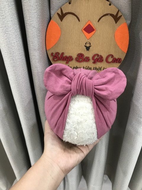 Mũ turban cho bé Shop Ba Gà Con