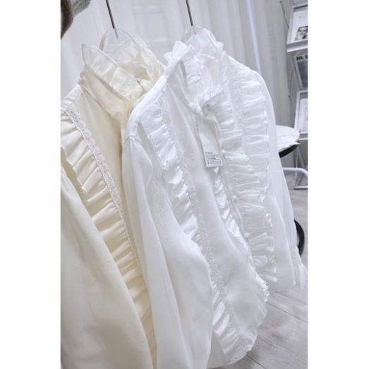 Áo Sơ Mi Bèo Ngọc Xếp Ly Tiểu Thư