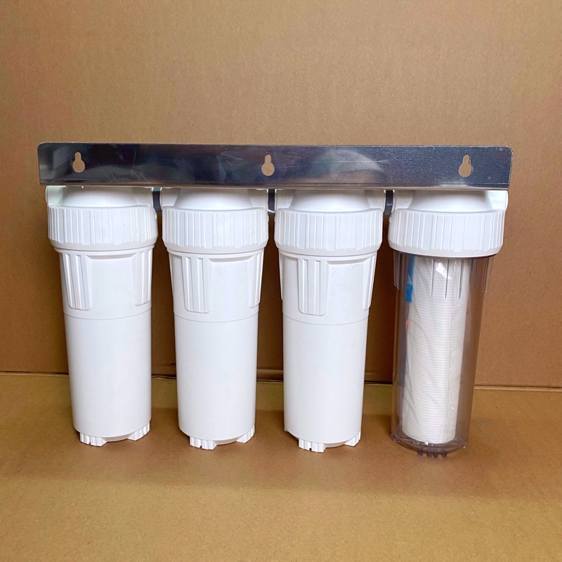 BỘ 4 CẤP LỌC TAIWAN ( 1TRONG-3 TRẮNG ) ⚡️ XẢ KHO ⚡️ 10 INCH 2 RON - BỘ 4 LỌC NƯỚC , CẶN BẨN - BỘ 4 LỌC THÔ ĐẦU NGUỒN