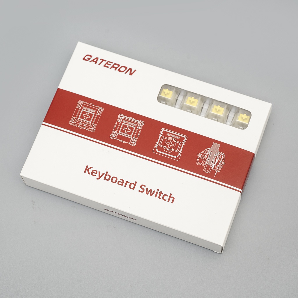 Switch Gateron Milky Pro Yellow RED Gateron RGB Pro công tắc bàn phím Switch Gateron Yellow Red Black Brown DoDo Gear