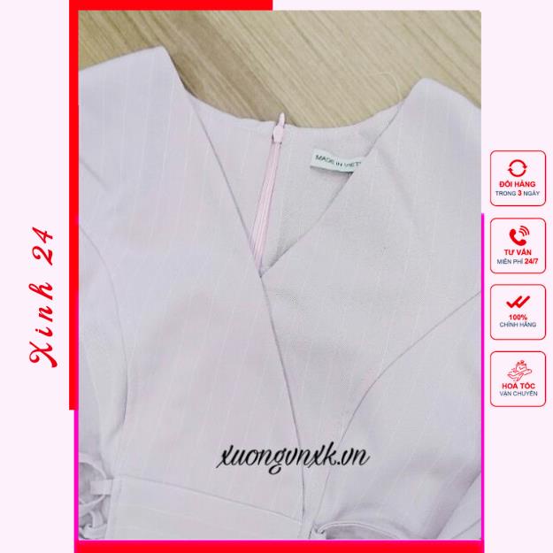 Đầm váy hồng đan dây eo (kèm hình thật) | BigBuy360 - bigbuy360.vn