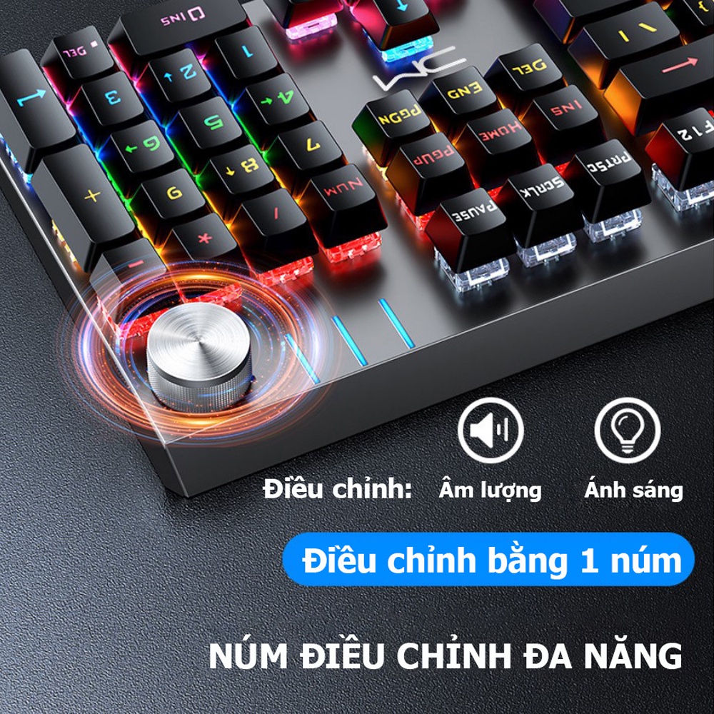 [Mã 11ELSALE hoàn 7% đơn 300K] Bàn phím cơ gaming có dây MC-KB329