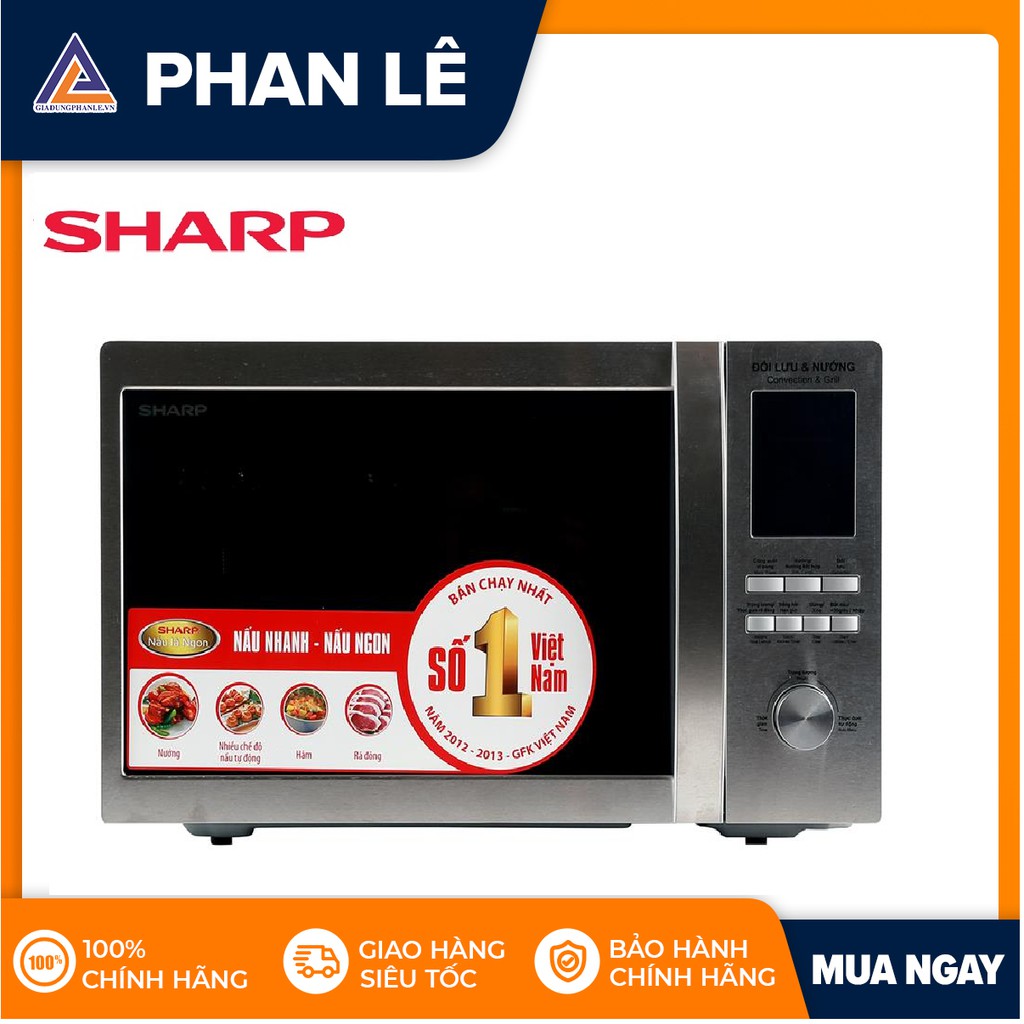 Lò vi sóng điện tử có nướng Sharp R-C932VN(ST)