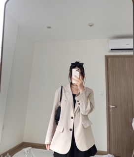 Retro Blazer áo khoác