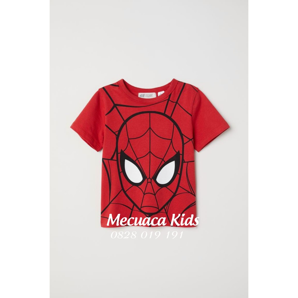 [1-9y] Áo siêu nhân người nhện/Spiderman chất cotton cho bé/bé trai (form nhỏ)