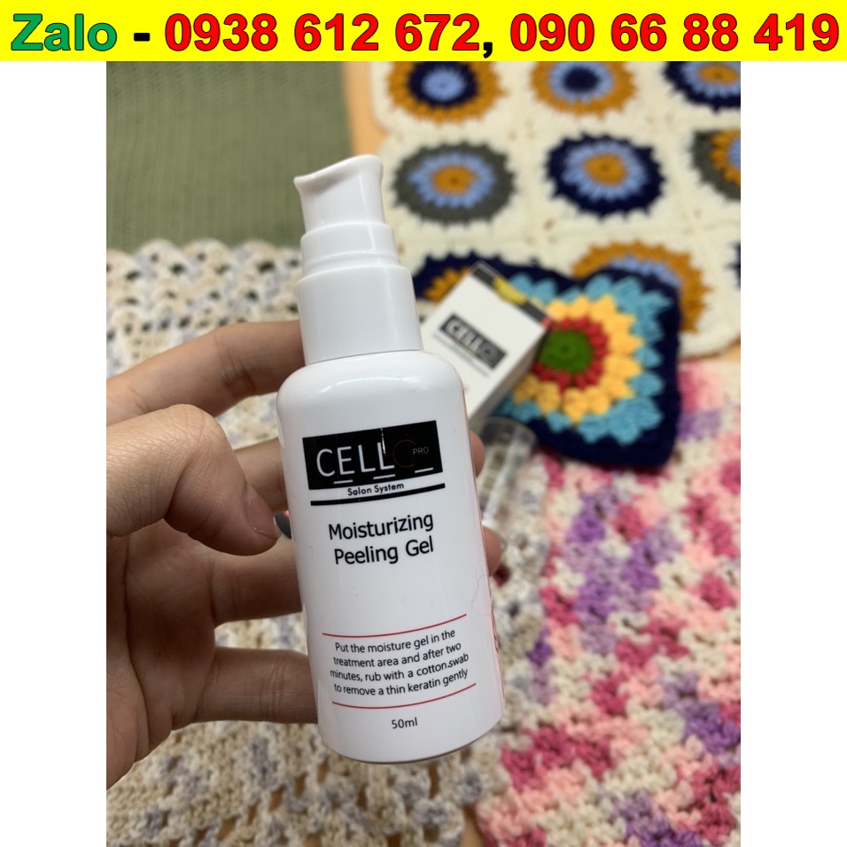 Tẩy tế bào chết môi Cello 50ml chính hãng Hàn Quốc dành cho phun xăm Môi thẩm mỹ