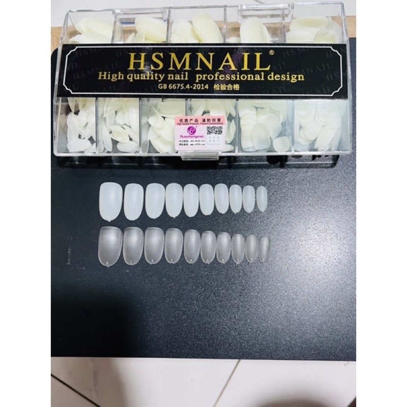 Hộp móng HSM tròn hạt na up móng giả