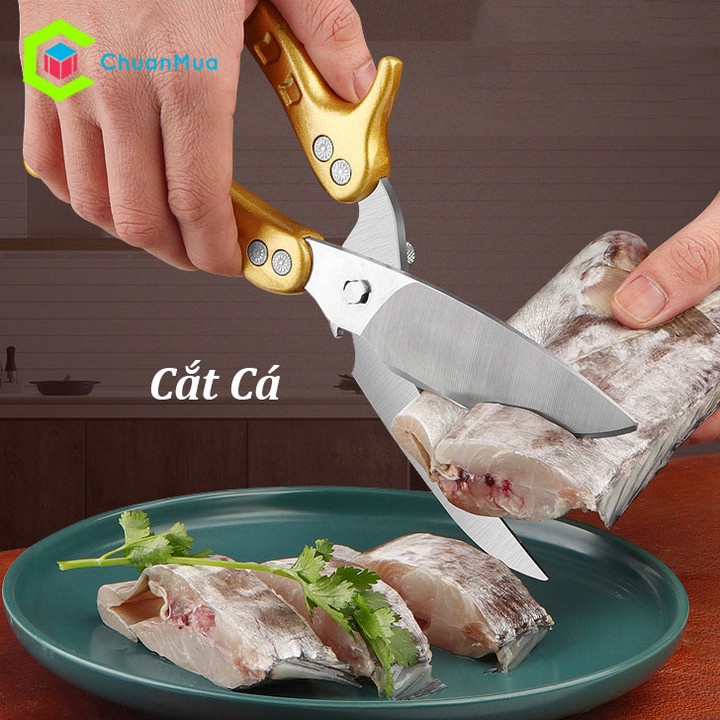 Kéo Bếp Nhật Bản Dùng Cắt Thực Phẩm, Thịt Gà, Xương, BBQ