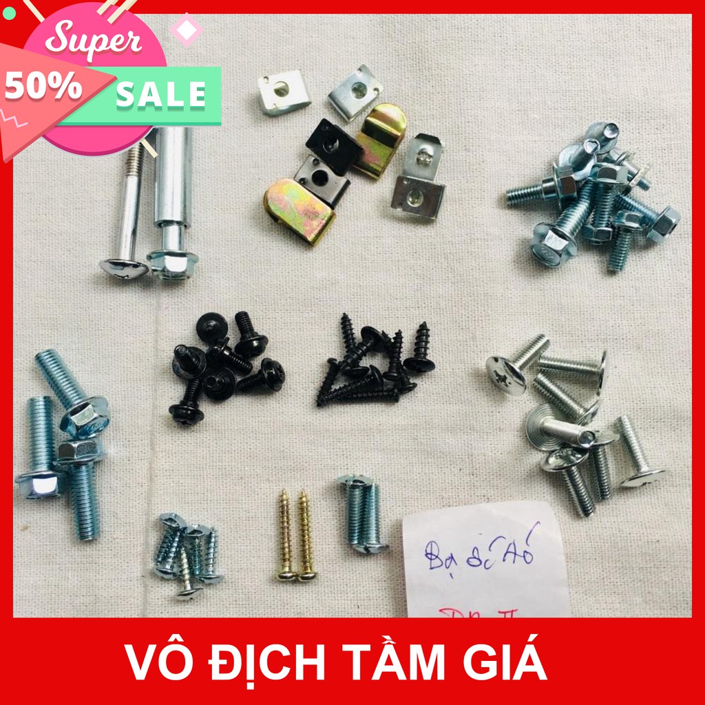 [GIÁ GỐC] FULL BỘ ỐC DÀN ÁO DÀNH CHO XE HONDA DREAM 2 CAO CẤP BAO BỀN ĐẸP