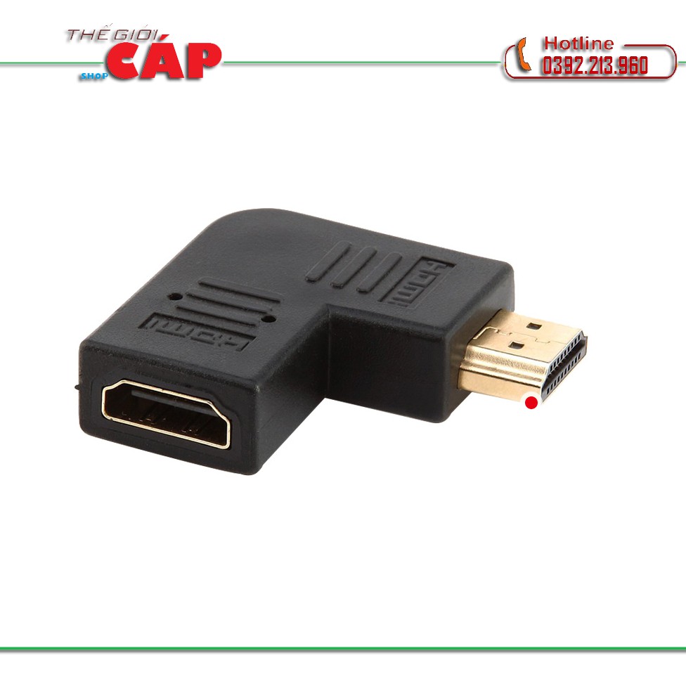 Đầu nối HDMI chữ L vuông góc 90 độ