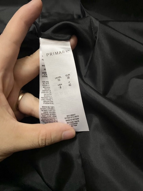 Áo mangto hàng xuất dư nguyên túi xuất