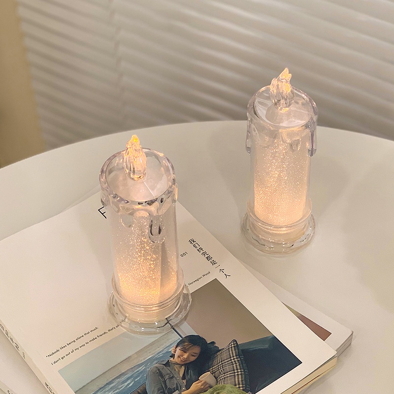 Đèn LED hình nến DIY sáng tạo trang trí nhà cửa/sự kiện đa ứng dụng