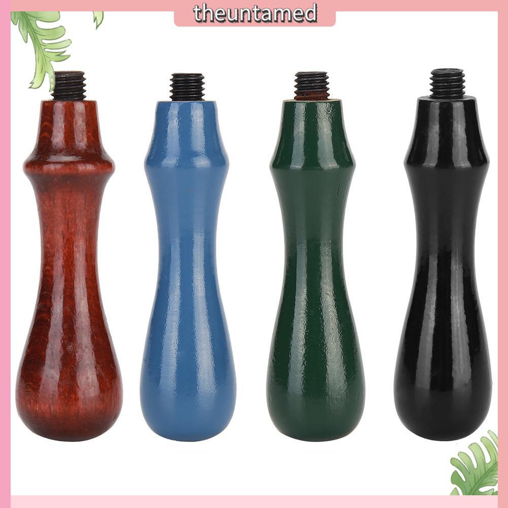 Tay cầm gỗ phong cách vintage cho con dấu