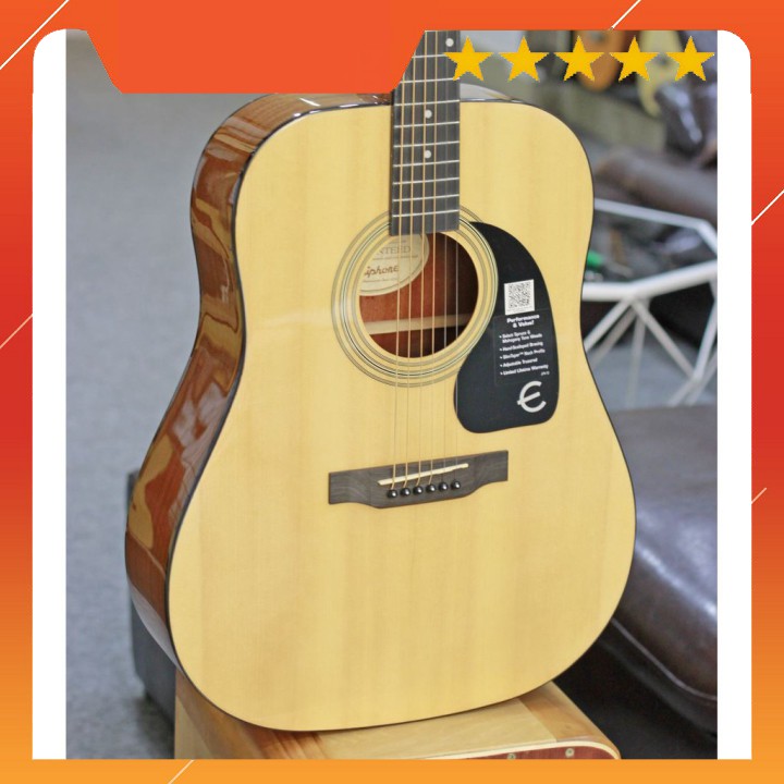 (Hot Sale) Đàn Guitar Acoucstic Epiphone Dr-100 Dáng Full hoặc Khuyết Chuẩn Size Cực Rẻ