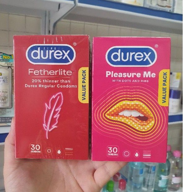 Bao cao su siêu mỏng siêu dai Durex hộp 30 chiếc - xuất xứ Úc