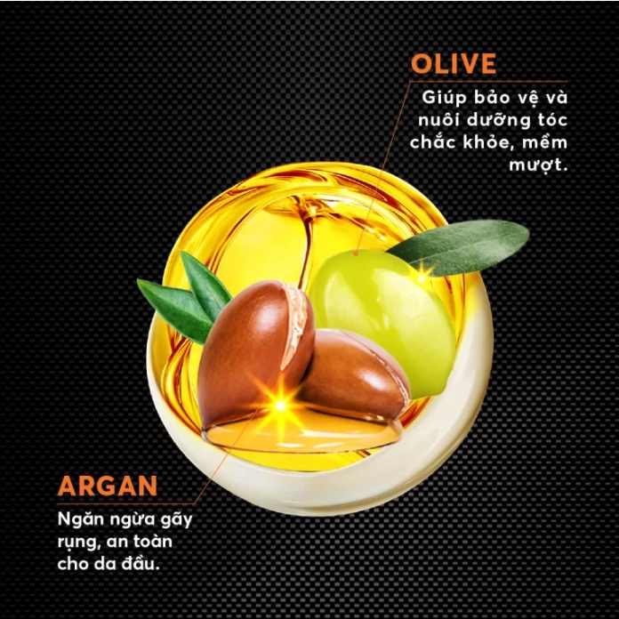 Gel Lược Nhuộm Phủ Bạc Argan Oil & Olive Oil Flash