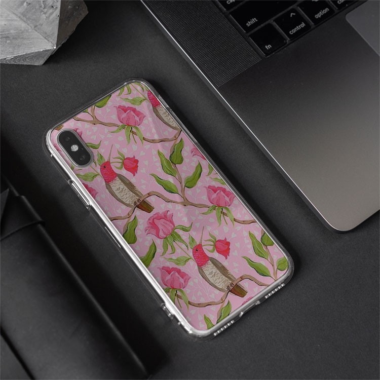 Ốp lưng chống nước hồng truyền thống TG Case Hàng cao cấp cho các loại Iphone PAT20210233