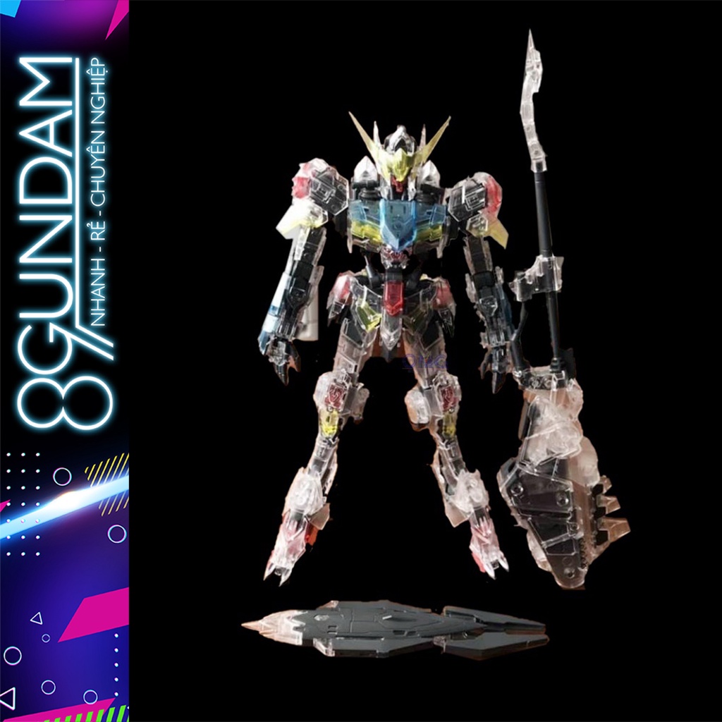 Mô Hình Lắp Ráp Gundam MJH HiRM High Resolution Barbatos 6th Form Clear Color