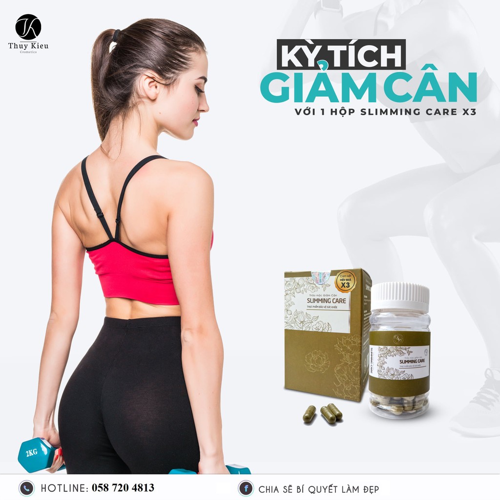 Giảm cân Slimming Care X3 siêu giảm cân nhanh cấp tốc an toàn Thảo mộc không phải thuốc giảm cân